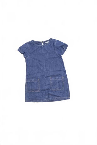 Dievčenské šaty Next, farba denim, veľkosť 5-6 r