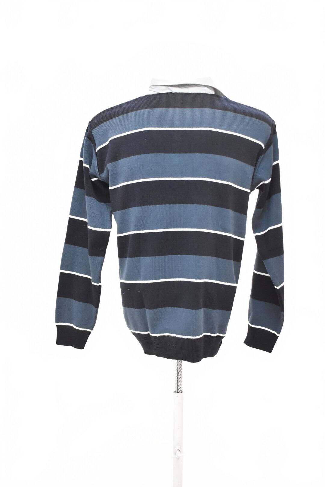 Pánská mikina Genesis bez potisku, barva pruhovaná, velikost XL