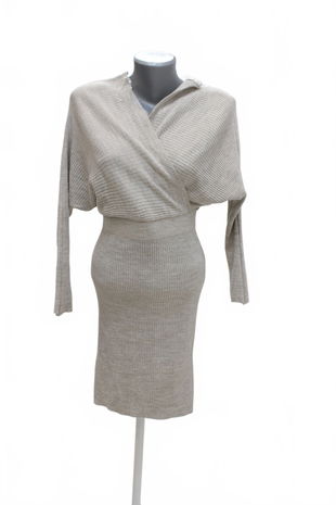 Dámske šaty Deezee, farba béžová, veľkosť M