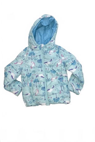 Dievčenská zimná bunda Genesis, farba vzorovaná, veľkosť 134