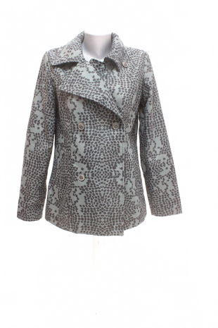 Dámsky kabát John Baner, farba vzorovaná, veľkosť 36
