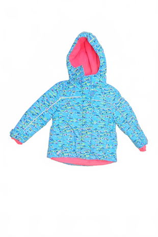 Dievčenská zimná bunda Topolino, farba vzorovaná, veľkosť 98
