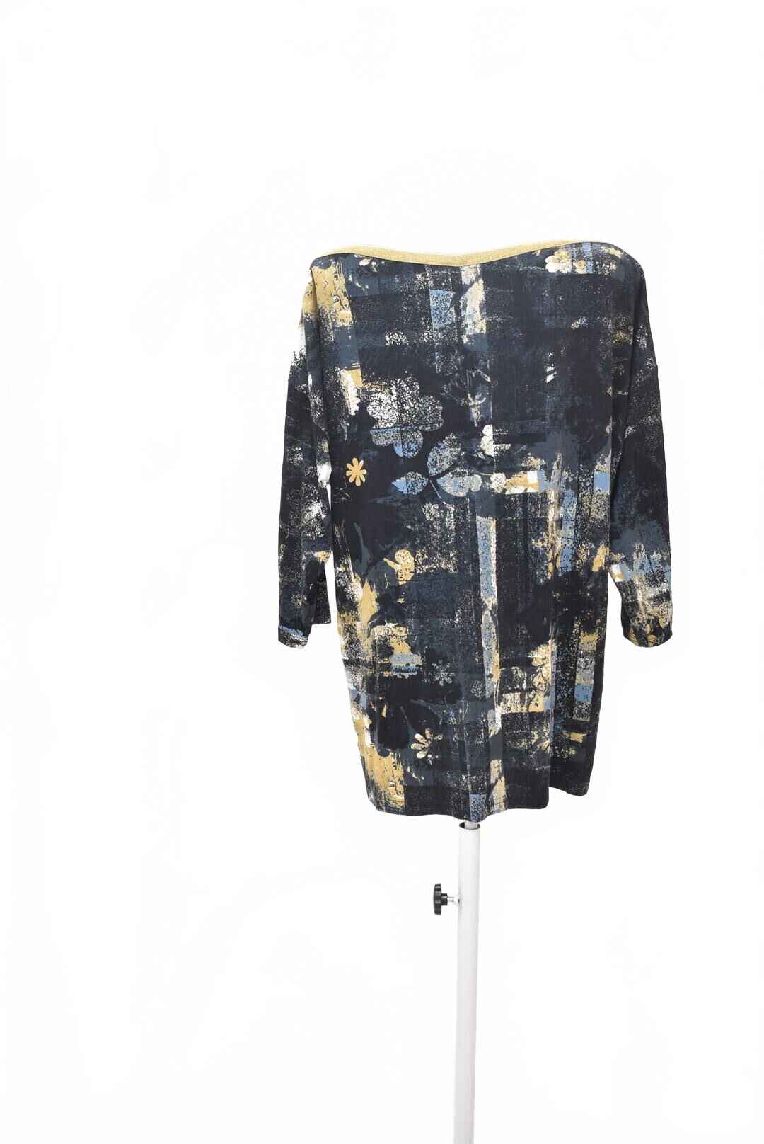 Dámske tričko Laura Torelli bez potlače, farba vzorovaná, veľkosť L