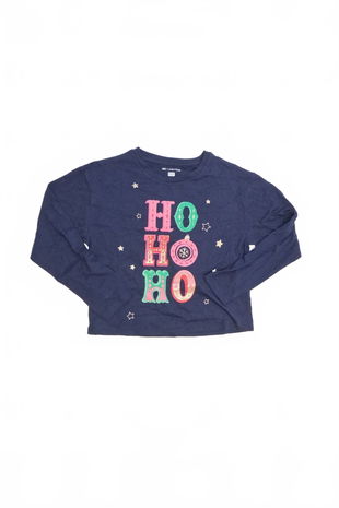 Dievčenské tričko F&F s potlačou, farba modrá, veľkosť 9-10 r