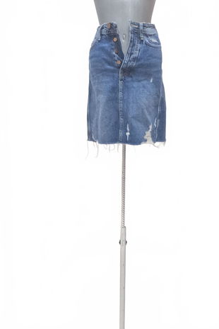 Dámska sukňa Even&Odd, farba denim, veľkosť XS