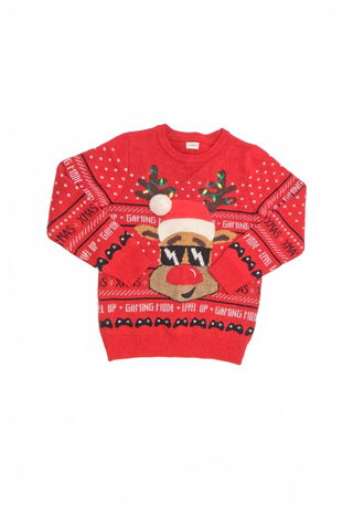 Dievčenský sveter F&F, farba vzorovaná, veľkosť 10-11 r