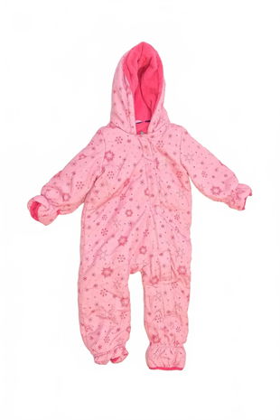Dievčenská zimná kombinéza Lupilu, farba ružová, veľkosť 74