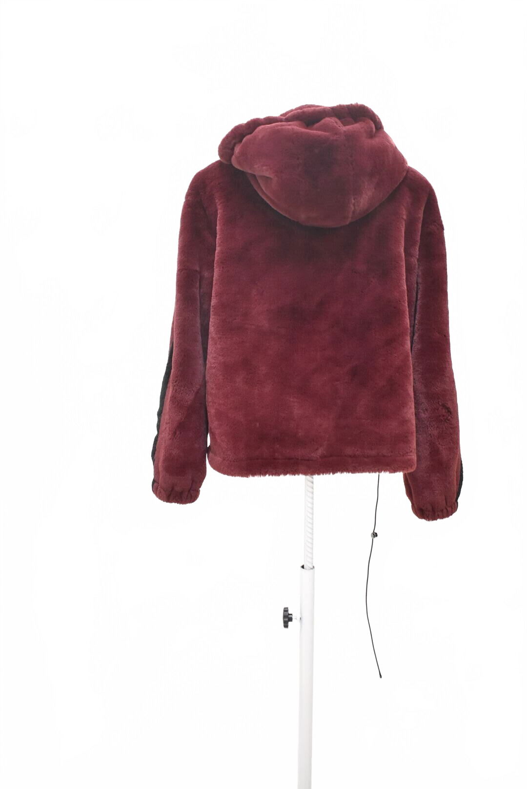 Dámska bunda Bershka, farba bordó, veľkosť M