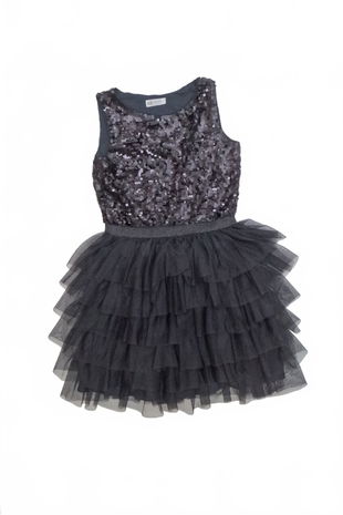 Dievčenské šaty H&M, farba čierna, veľkosť 152