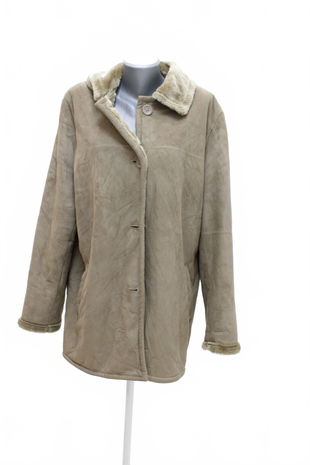 Dámský zimní kabát Genesis, barva hnědá, velikost 50