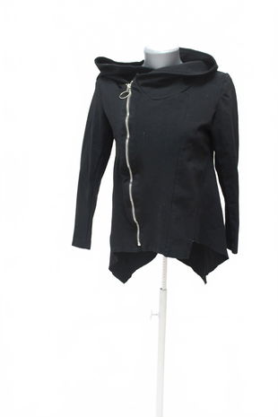 Dámska mikina New Collection bez potlače, farba čierna, veľkosť S