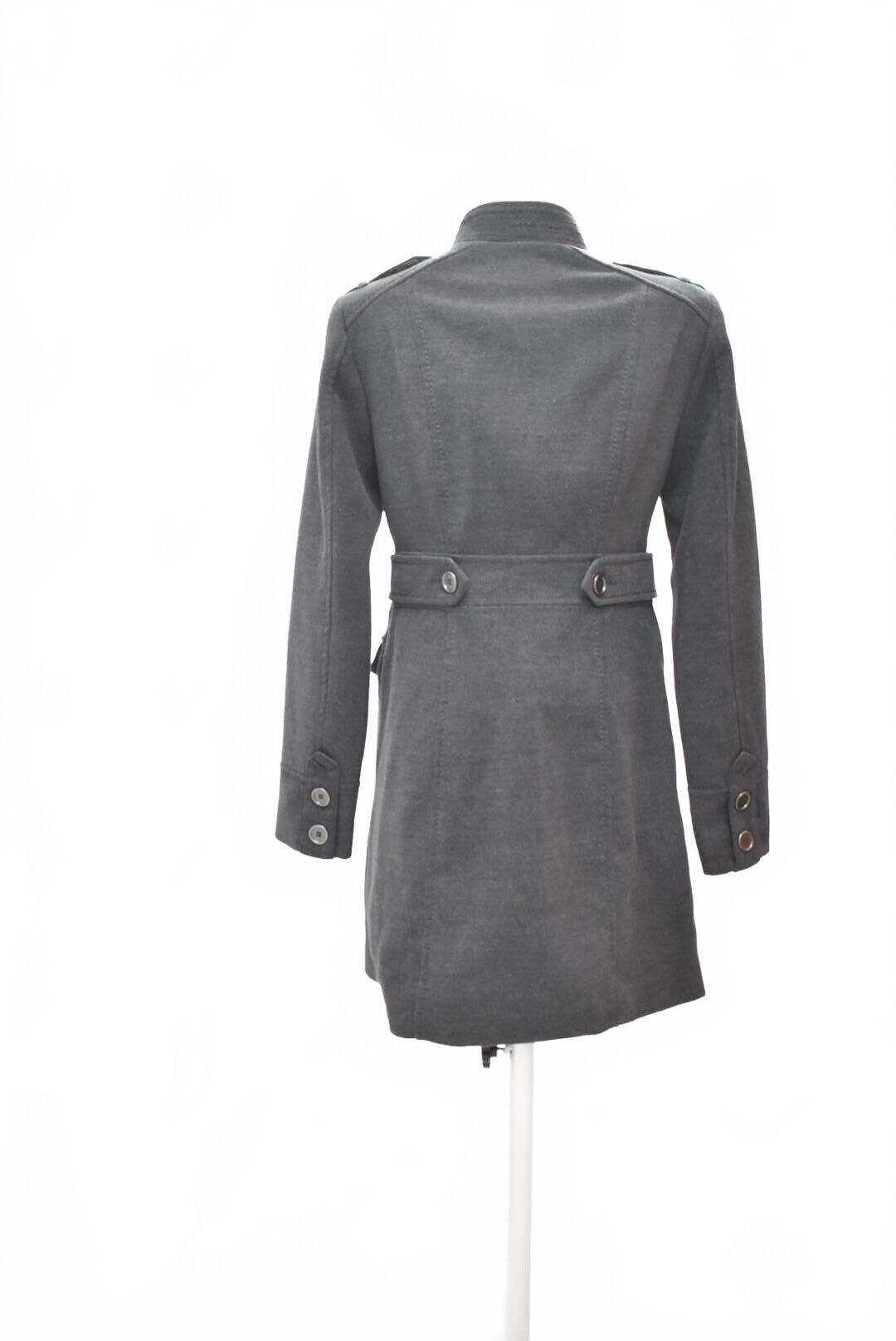 Dámsky kabát H&M, farba sivá, veľkosť M