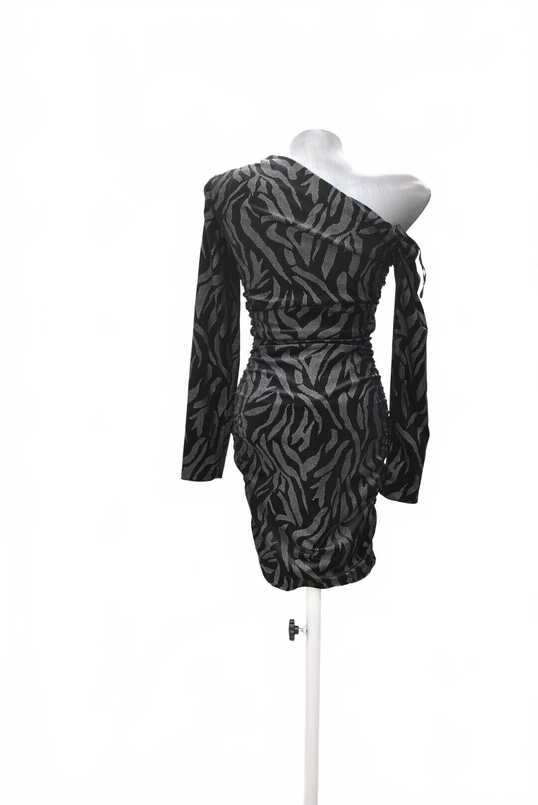 Dámske šaty Zara, farba vzorovaná, veľkosť XS