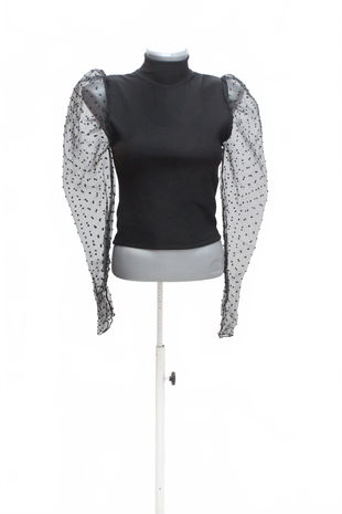 Dámska blúzka Amisu, farba čierna, veľkosť S