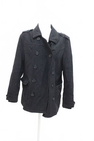 Pánský zimní kabát Clockhouse / Ckh, barva šedá, velikost L