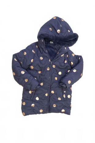 Dievčenská zimná bunda Genesis, farba modrá, veľkosť 134