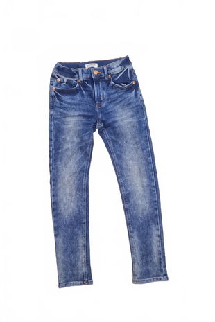 Chlapecké kalhoty Lindex, barva denim, velikost 152