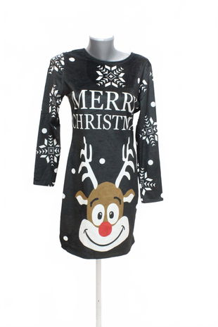 Dámske šaty New Collection, farba vzorovaná, veľkosť S