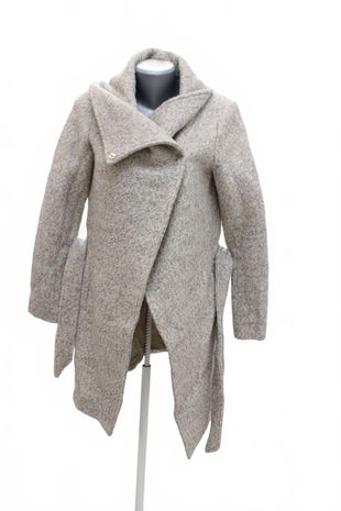 Dámsky zimný kabát Only, farba béžová, veľkosť S