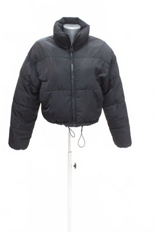 Dámska zimná bunda H&M, farba čierna, veľkosť XS