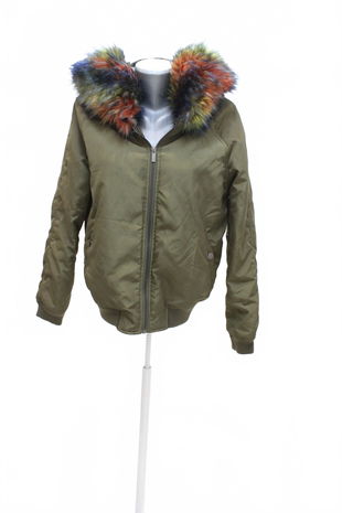 Dámska zimná bunda Genesis, farba khaki, veľkosť S