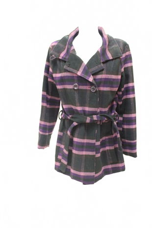 Dámský kabát Genesis, barva vzorovaná, velikost XL