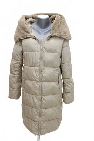 Dámska zimná bunda Fisherfield, farba béžová, veľkosť 40