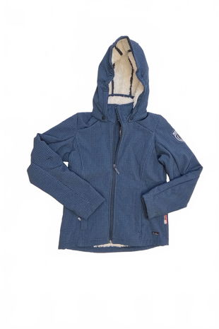 Dievčenská zimná bunda Genesis, farba modrá, veľkosť 152