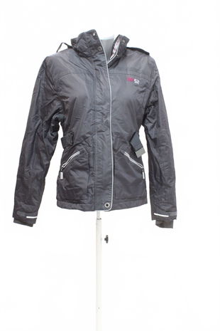 Dievčenská bunda Genesis, farba sivá, veľkosť 170