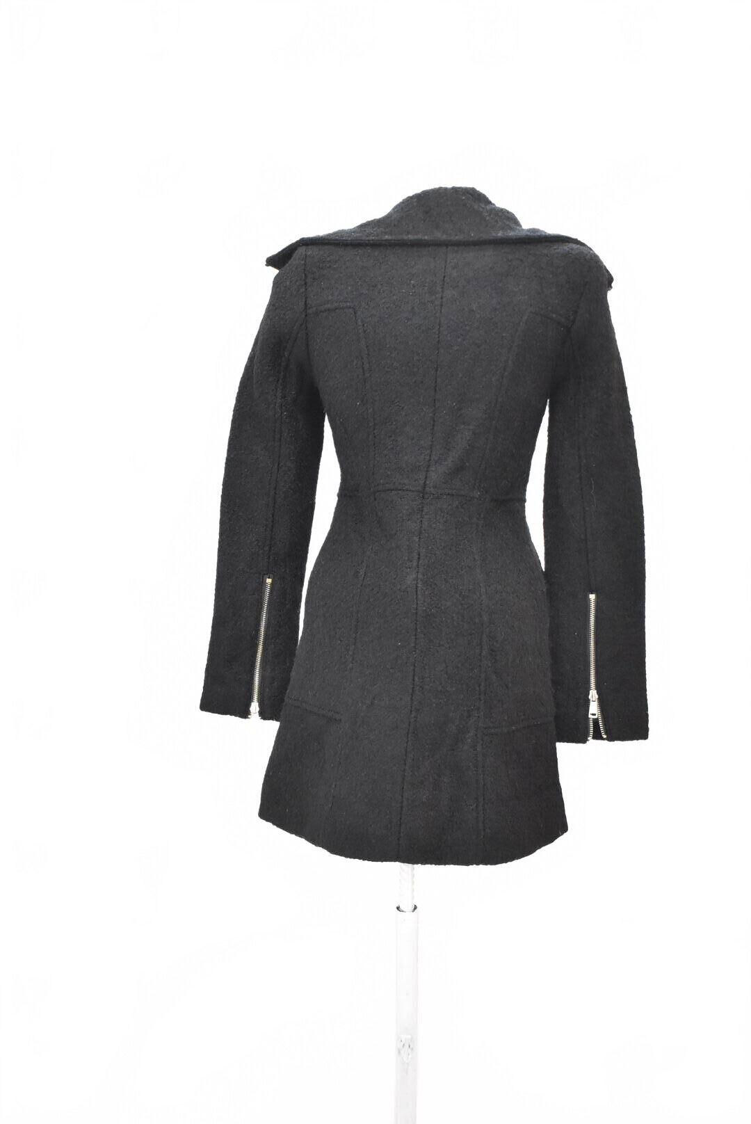 Dámsky zimný kabát Amisu, farba čierna, veľkosť 34