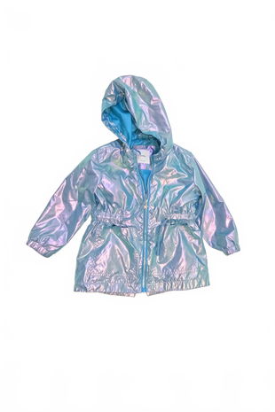 Dievčenská bunda Sinsay, farba tyrkysová, veľkosť 98