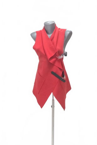 Dámska vesta Gate, farba červená, veľkosť S