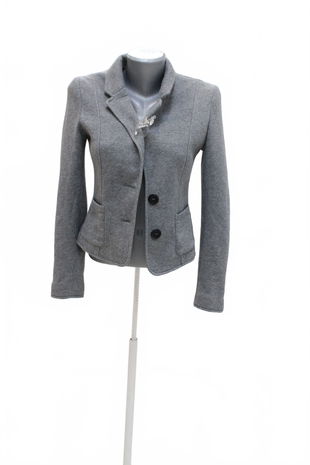 Dámske sako H&M, farba sivá, veľkosť 36