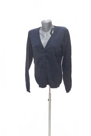 Dámsky sveter James & Nicholson, farba modrá, veľkosť M