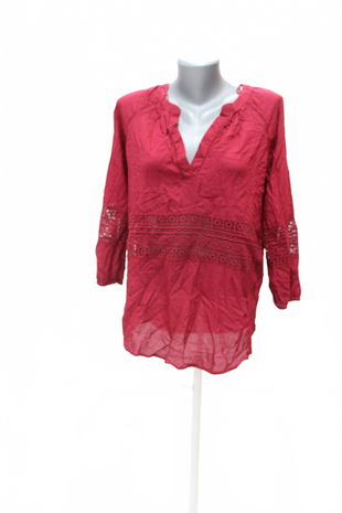 Dámske tričko Orsay bez potlače, farba červená, veľkosť 38