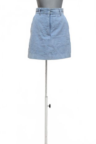 Dámska sukňa H&M, farba modrá, veľkosť 34