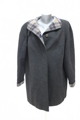 Dámský kabát Genesis, barva šedá, velikost 46