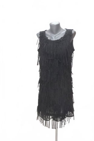 Dámske šaty Yessica, farba čierna, veľkosť M