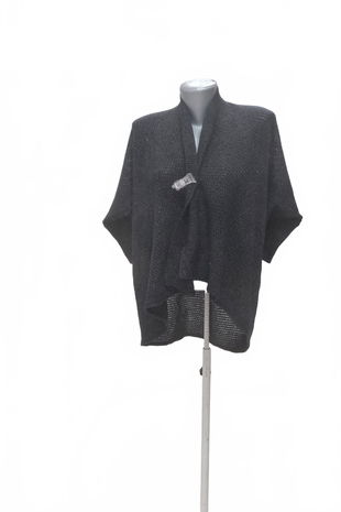 Dámsky kardigan Amisu, farba čierna, veľkosť XS