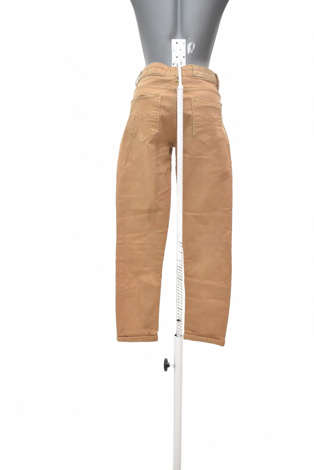 Dámske nohavice Zara, farba hnedá, veľkosť 34