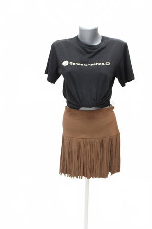 Dámska sukňa Genesis, farba hnedá, veľkosť M