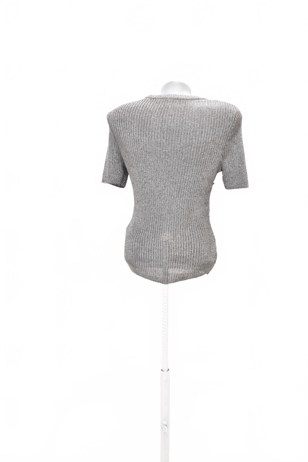 Dámske tričko H&M bez potlače, farba pruhovaná, veľkosť M