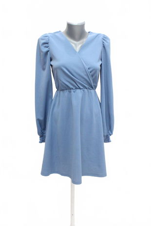 Dámske šaty Terranova, farba modrá, veľkosť XS