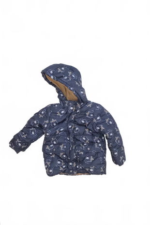 Chlapčenská zimná bunda Genesis, farba vzorovaná, veľkosť 98