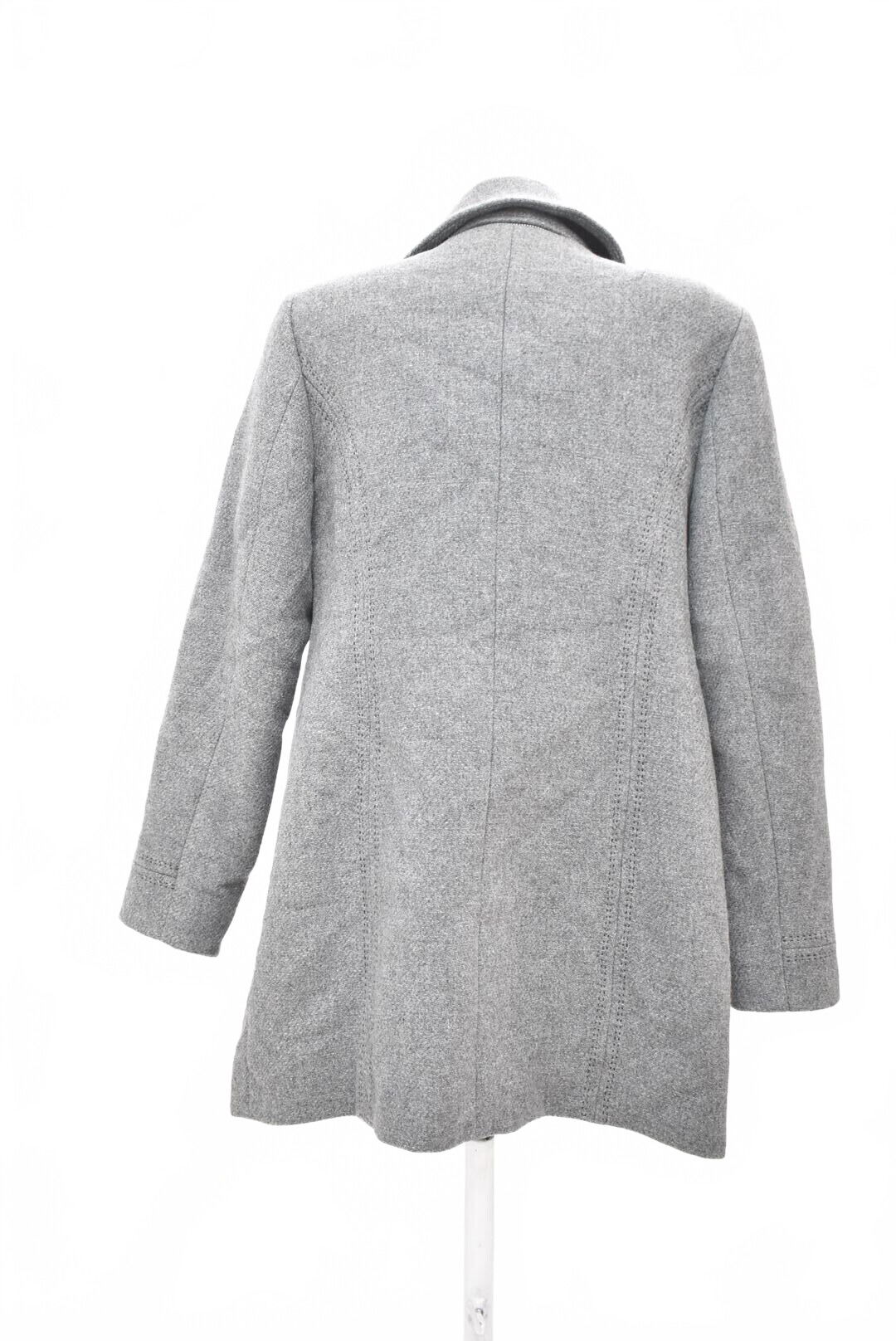 Dámsky zimný kabát Adrianno Damianii, farba sivá, veľkosť 48