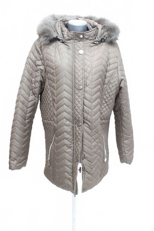 Dámská zimní bunda Genesis, barva hnědá, velikost XL