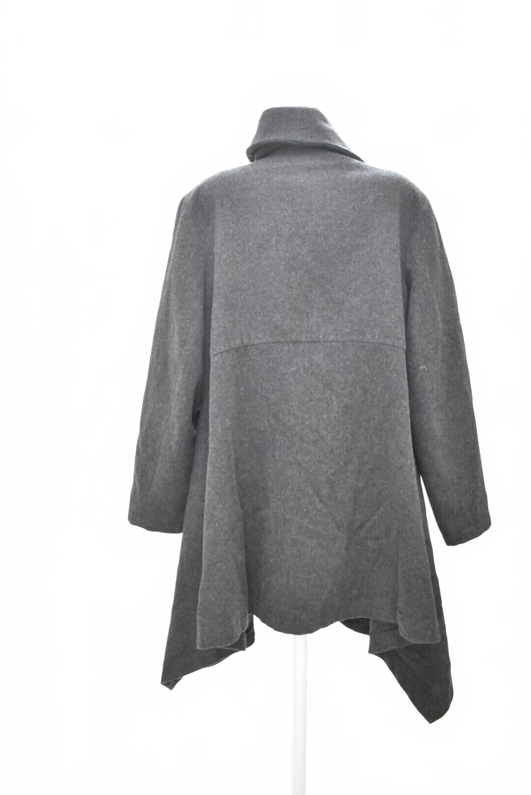 Dámský kabát Ulla Popken, barva šedá, velikost XL