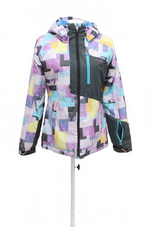 Dámska zimná bunda Just Play, farba vzorovaná, veľkosť M