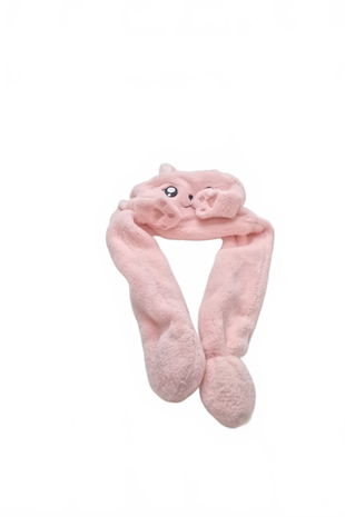 Čepice, barva růžová