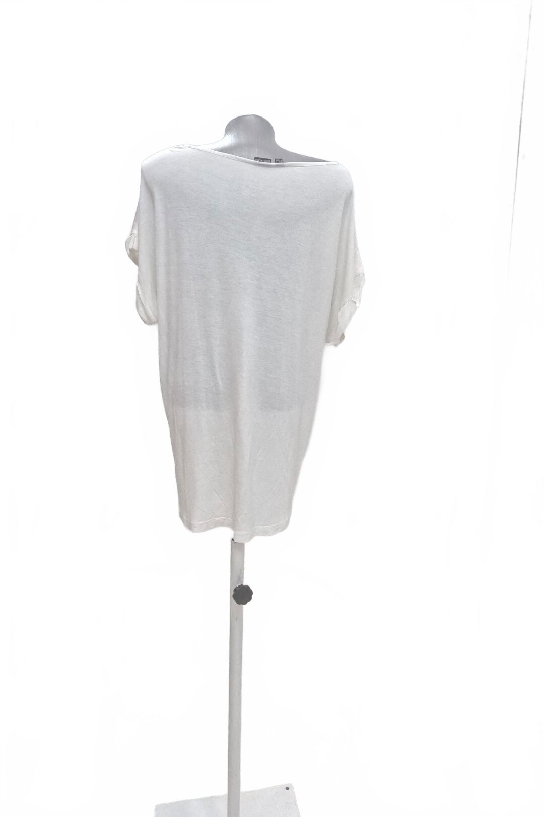 Dámske tričko Bodyflirt s potlačou, farba biela, veľkosť L